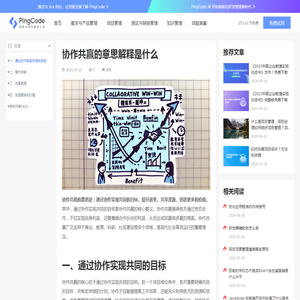 协作共赢的意思解释是什么 – PingCode