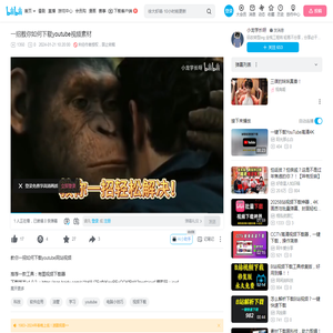 一招教你如何下载youtube视频素材_哔哩哔哩_bilibili