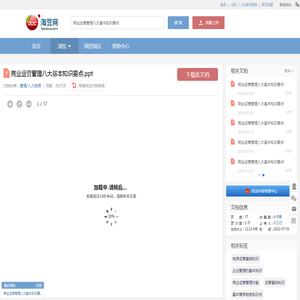 商业运营管理八大基本知识要点.ppt_淘豆网